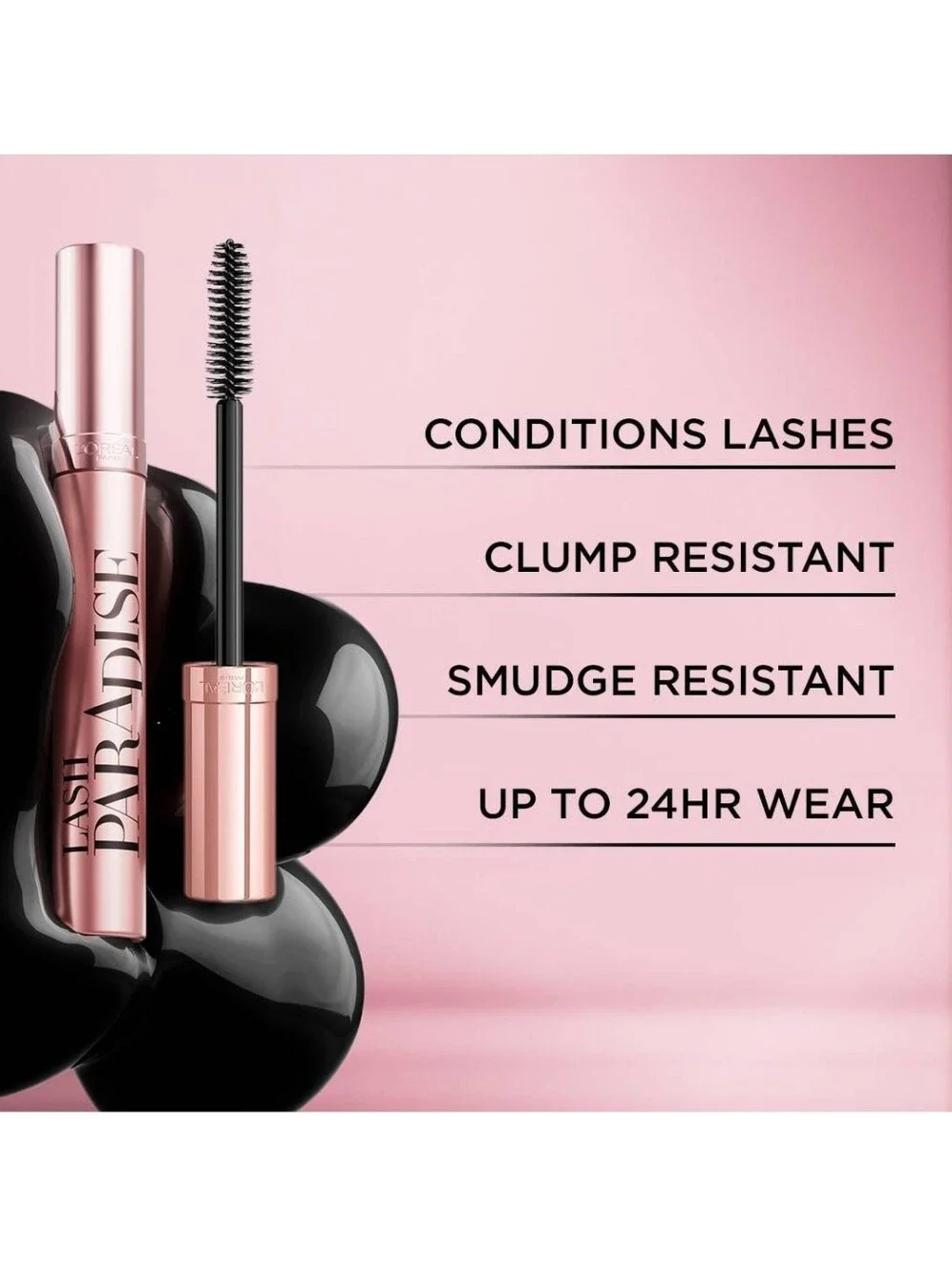 🐢2/$15 Loreal Paris Voluminous Lash Paradise Waterproof Mascara Blackest Black